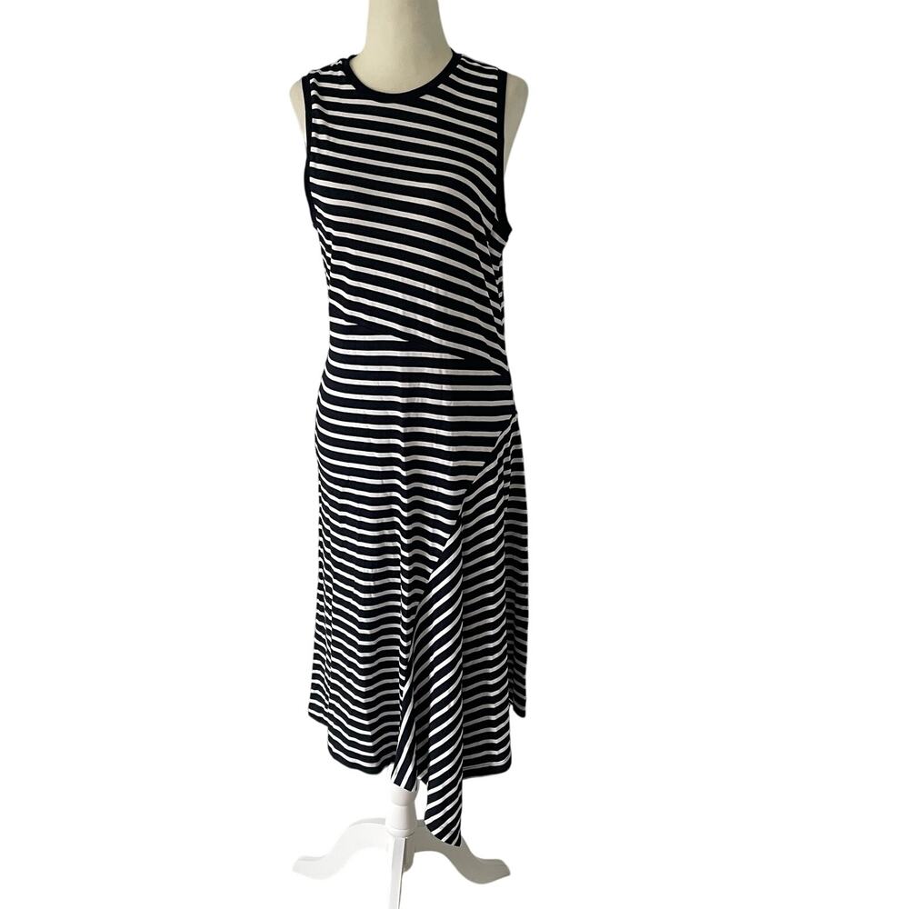 Banana Republic Navy Stripe Dress MT NWT